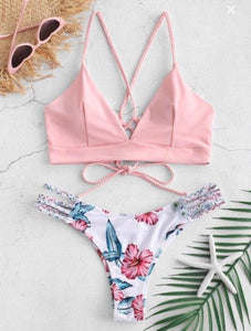 FLOWER BIKINI SET