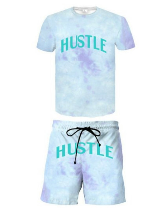 MEN TIE DYE SHORT SET