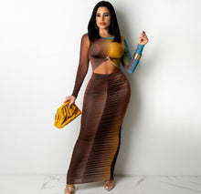 Load image into Gallery viewer, JOYE PLUS RUCHED LONG MAXI DRESS
