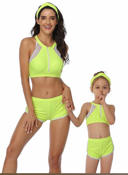 MOMMY & ME SPORTS SWIMWEAR