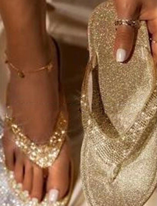 RHINESTONE EMBELLISHED SANDALS