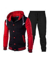 Load image into Gallery viewer, MEN HOODED BASEBALL SUITS
