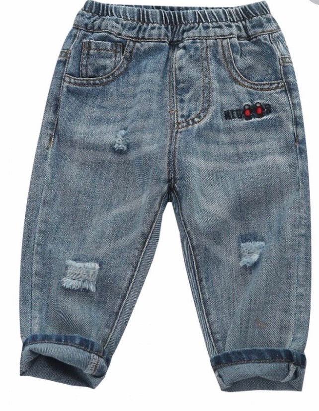 TODDLER BOYS RIPPED JEANS