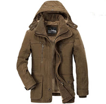 Load image into Gallery viewer, THICKEN HOODED MENS COAT
