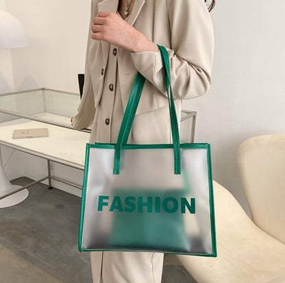 TRANSPARENT TOTE BAG